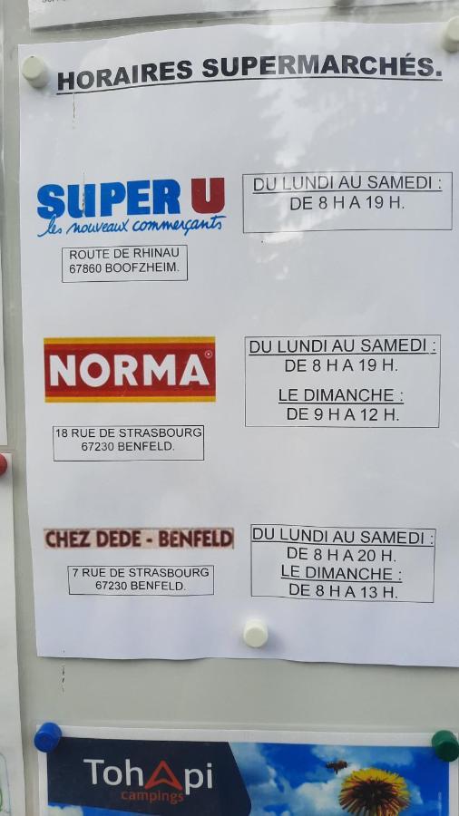 Le Ried Camping To Hapi Boofzheim Exteriör bild