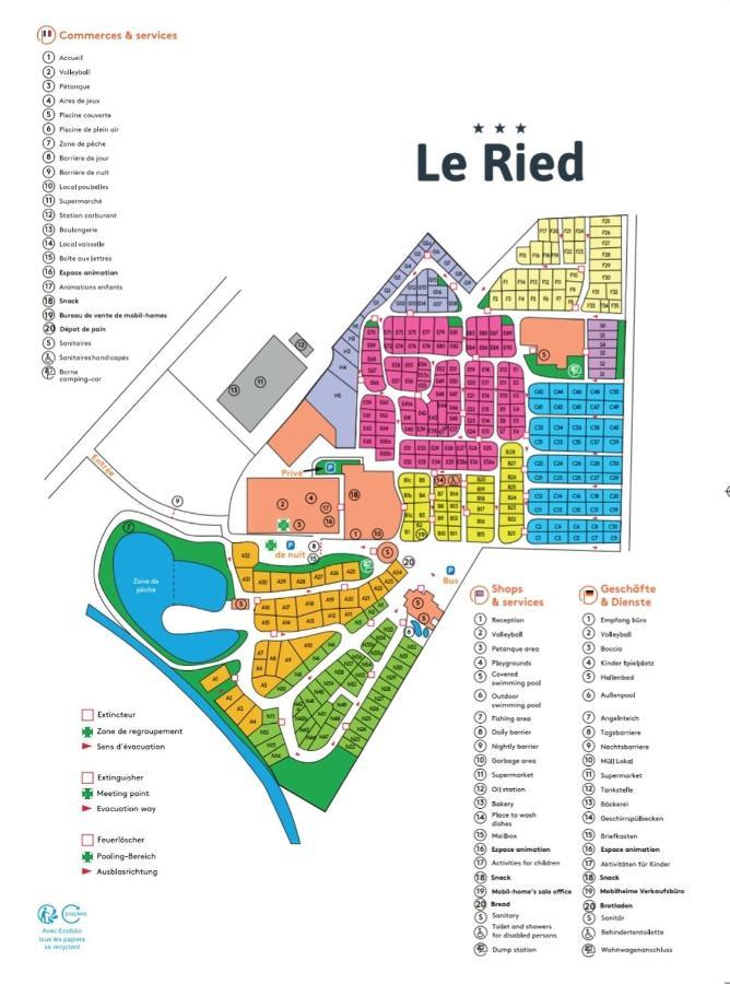 Le Ried Camping To Hapi Boofzheim Exteriör bild